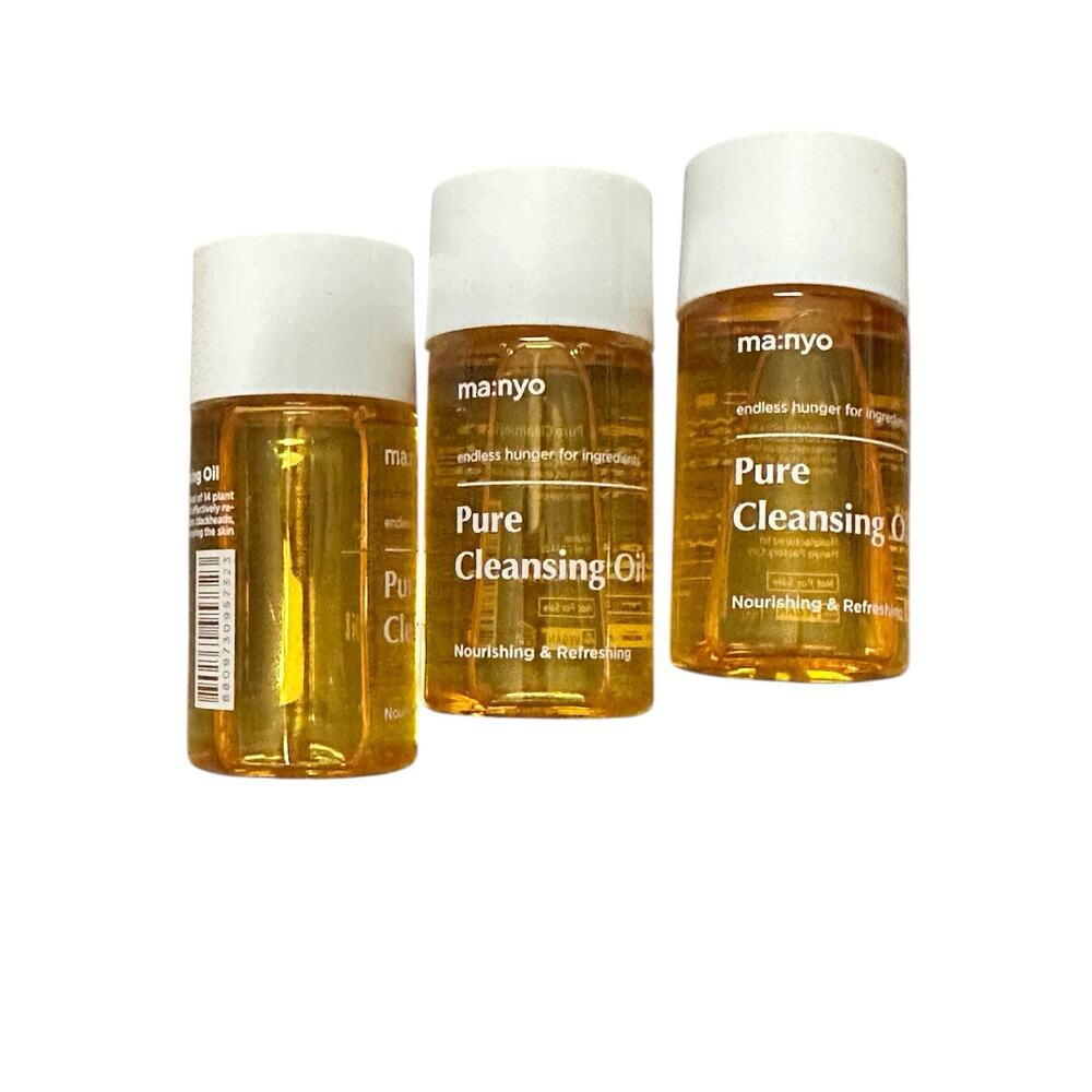 ma:nyo 3x Pure Cleansing Facial Oil .84oz Travel Size (exp.11/26)